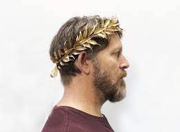 Men S Gold Leaf Crown Greek God Laurette Man Crown Roman Toga Costume Laurel Greek Gold Leaf Garland Caesar Groom Wedding Circlet Greek Hair Gold Leaf Crown Headpiece