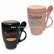 Buy ceramic coffee mug sets and get the best deals at the lowest prices on ebay! Ceramic Coffee Mug With Spoon And Lid Porcelain Mugs