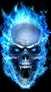 We have a massive amount of desktop and mobile if you're looking for the best hd skull wallpapers then wallpapertag is the place to be. Blue Flame Skull Skull Wallpaper Sugar Skull Wallpaper Skull Artwork