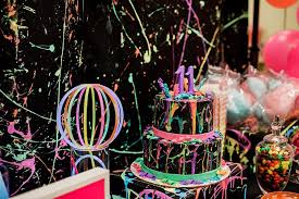 Neon themed birthday party, neon themes, neon themed clothing, neon themed team names, neon theme pictures, neon themed party ideas, neon themed decorations, neon themed outfit. Kara S Party Ideas Neon Glow Birthday Party Kara S Party Ideas