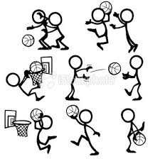 Stick Figure People Basketball Stick Figure Drawing Stick Drawings Doodle People