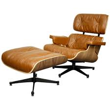 Walnut eames style lounge chair and ottoman tan genuine leather armchair. Midcentury Lounge Chair Ottoman Caramel Mid Century Lounge Chairs Eames Lounge Chair Modern Leather Lounge Chair