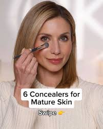 Let's talk concealer for mature skin 💫 As we age, our skin's needs  change—and that includes the delicate under-eye area. We want coverage  without heaviness, brightening without creasing, and formulas that feel