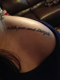 Pin By Erin Groves On Tattoos Strength Tattoo Shoulder Tattoo Quotes Thigh Tattoo Quotes