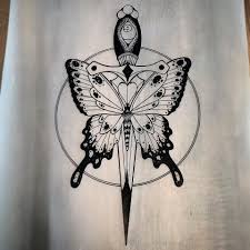 Maybe you would like to learn more about one of these? Golden Heart Tattoo Dagger With Butterfly Wanna Do Daggertattoo Dagger Daggertattoo Daggertattoos Butterfly Butterflytattoo Girltattoo Girlytattoo Tattoo Goldenheartneedles Goldenheartsupply Goldenheart Girlstuff Blacktattoo