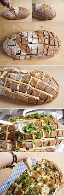 Cheesy Pull Apart Bread 1 Loaf Of Bread 350g Cheese Green Onions 1 2 Cup Butter Http Www Handimania Com Cooking Cheesy Pull Apart Recipes Yummy Food Food