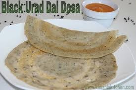 Add cumin seeds, mustard seeds, asafoetida and curry leaves, stir it for few seconds. Black Urad Dal Dosa Black Gram Dal Dosa