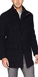 Shop men's cole haan coats. Cole Haan Men S Cashmere Blend Single Breasted Classic Coat With Shirt Collar At Amazon Men S Clothing Store Wool Outerwear Coats
