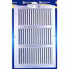 Grille D Aeration Alu Autogyre A Persiennes Avec Moustiquaire Brut 300 X 200 Mm Castorama