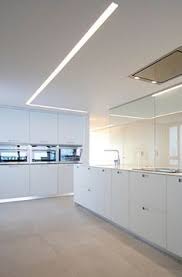 Neutral colors are another highlight of the modern style. Linear Recessed Lighting Kitchen Google Search Ceiling Light Design Ceiling Design Led Recessed Lighting