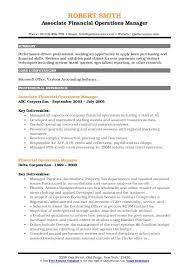 Planning, monitoring, appraising and reviewing job contributions. Financial Operations Manager Resume Samples Qwikresume