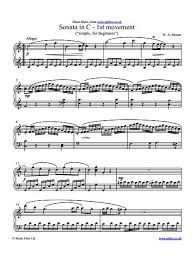 Mozart Piano Sonata In C Major K545 Sheet Music Pin On Music