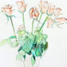 Che sia un fascio di fiori o un bouquet floreale. Come Disegnare Un Mazzo Di Rose A Matita E Acquerello
