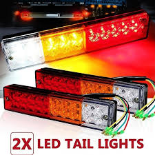 The best ideas for diy led taillight. 2pcs 12v 24v Led Tail Lights Car Truck Strobe Trailer Stop Rear Reverse Turn Indicator Lamp Light Diy Accessories Wish