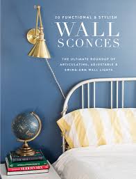 Cypress white brass double swing arm sconce. 20 Stylish Swing Arm Sconces The Ultimate Roundup Pencil Shavings Studiopencil Shavings Studio
