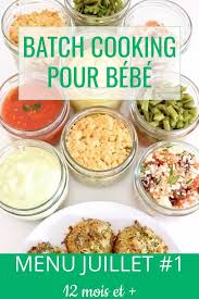 Batch Cooking Juillet 1 12 Mois Et Cuisinez Pour Bebe Recettes De Cuisine Mousse De Courgette Cuisine