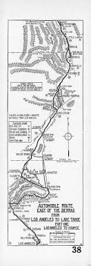 You can take the greyhound bus to truckee or reno with tickets starting at $31. File Automobile Route East Of The Sierras From Los Angeles To Lake Tahoe Part One Los Angeles To Haiwee 1912 Aaa Sm 003081 Jpg Wikipedia