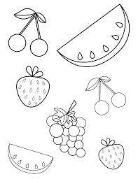 Large collection of free printable fruits coloring pages. Free Summer Fruits Coloring Page Pdf For Toddlers Preschoolers Fruit Pages Outline Tures Colouring Basket Pictures Mango Lemon Printable And Vegetables Of Oguchionyewu