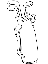 When not on the course richard is a banking. Golf Clubs Coloring Page Coloring Book Golf Drawing Golf Clubs Golf Bags