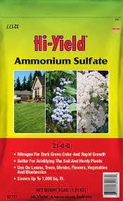 Ammonium sulfate is nh4 + so4, so not only will the sulfate make sulfuric acid, but the nh4 (ammonium) will break down to no3 (nitrate) and release extra h+ into the soil, which makes the soil more acid. Ferti Lome Hi Yield Natural Guard Local Solutions For Local Problems