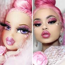 The Bratz Makeup Challenge Is Instagram S Latest Craze Inspired Beauty Halloween Makeup Pretty Barbie Makeup Instagram Makeup Looks