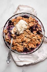 Mix together greek yogurt and maple syrup in a measuring cup. Healthy Blueberry Cobbler Erin Lives Whole