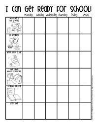 Getting Ready For School Free Printable School