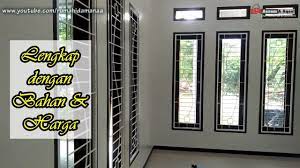 Tukang pasang kusen aluminium composite panel pasang pintu geser teralis jendela jemuran rumah aluminium. Model Teralis Jendela Minimalis Rumah Idaman Aa Eps74 Youtube