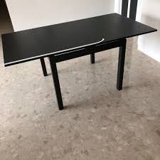 How to assemble ikea bjursta extendable table.you can find here detailed video instructions for ikea bjursta table assembly instructions. Ikea Bjursta Extendable Table Black Furniture Home Living Furniture Tables Sets On Carousell
