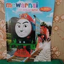 Contoh gambar mewarnai kereta api anak tk kataucap. Jual Mewarnai Kereta Thomas Jakarta Barat Toko Iqbal B Tokopedia