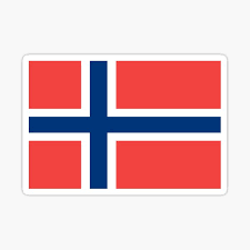 Kommer med feste til bakside. Norge Stickers Redbubble