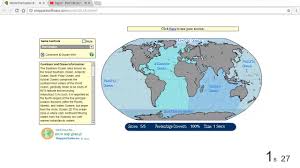 Learn the continents and oceans of the world! 1s Sheppard Software World Geography Oceans Speedrun Youtube