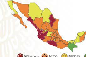 El semáforo covid de méxico estará vigente del 7 al 20 de junio y en él, también se aprecia que son nueve entidades las que están en color amarillo. Cl2m Vzf3vyldm