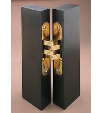 When the door is open, you can see the hinge plates and installing invisible hinges is straightforward and no more difficult than installing traditional hinges. Soss Invisible Hinges Lee Valley Tools