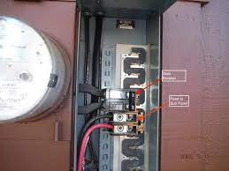 Step 3 pull one or more sub feed cables from the main panel and reroute them to the sub panel as desired. Feeding A Sub Panel Electrical Inspections Internachi Forum