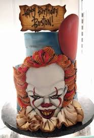 Pennywise It Cake Clown Cake Halloween Cakes Horror Cake
