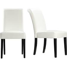 Yaheetech dining chairs dining room chair living room side chairs tufted parsons chairs with solid wood legs for hotel, restaurants, wedding banquet, meeting, celebration, set of 4 4.4 out of 5 stars 226 Lexington Faux Leather Cushioned Parson Chairs Black Legs Set Of 2 White Walmart Com Walmart Com
