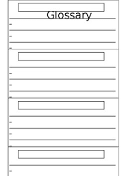Find reading, writing and gps activities for year 3, year 4, year 5 and year 6, including worksheets, comprehension tasks. Glossary Template Worksheets Teaching Resources Tpt