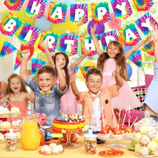 70's theme party ideas skate night theme. Buy 2 Pieces Tie Dye Birthday Party Supplies Happy Birthday Pennant Banner For Tie Dye Party Art Retro 60s 70s Theme Hippie Carnival Baby Shower Birthday Party Decorations Online In Indonesia B08pnt9q43