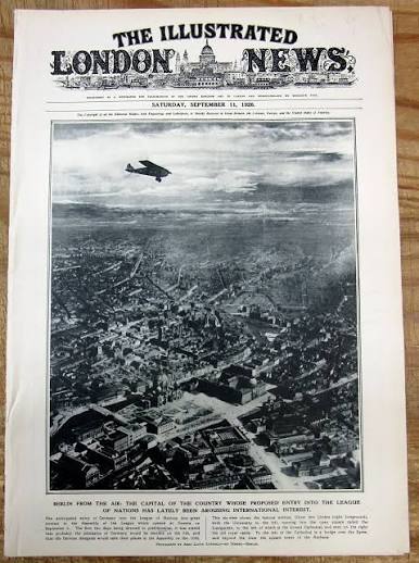 1926 illustrated London News THE ILLUSTRATED LONDONLLNEWS. NEWS LONDONI MDamo กทหนม! atar, SATURDAY, ተስር فقة морснвнь 119 1926. EPTEMBER Bonial ASAUSE POR สิหริอส่ยุ ETTupe. Giwitl Amrka. BERLIN FROM THE AIR: Cenrang CAPITAL