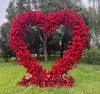 2026 WOWORK Giant Led Lighted White Metal Frame Heart Shaped Arches for  Wedding Props