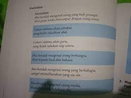 Berdasarkan penjelasan diatas, dibawah ini terdapat beberapa ciri khas dari gurindam yang dapat membedakannya dengan karya sastra yang lainnya. Sebutkan 2 Contoh Gurindam Tema Pendidikan Brainly Co Id