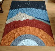 Geology Quilt Earth Quilt Bedding Bedroom Made This For My Daughter Who Was Graduating With Her Bachelors In Geology Feat Earth Quilt Quilts Baby Quilts