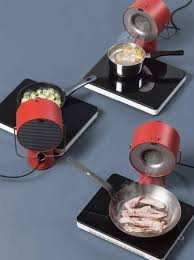 For dining alcoves, bedrooms and more, miniature crystal chandeliers create upscale ambience. The Portable Kitchen Hood Global Grad Show