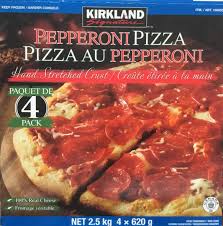 Pizza Au Pepperoni Kirkland Signature 2 5 Kg 4 X 620 G