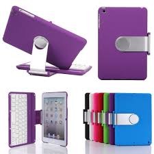 Rotating Angle Wireless Bluetooth Keyboard Case Cover Stand For Apple Ipad Mini Ipad Mini Cases Ipad Mini Accessories Cool Iphone Cases