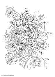 Now, as i understand, adults want something more intricate and challenging, so i made a separate post containing various flowers coloring pages for adults. Pictures Of Flowers Colouring Pages Beautiful Flowers Gallery