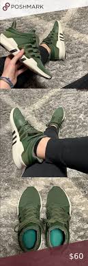 Adidas Eqt Support Adv Olive Green In 2020 Olive Green Adidas Adidas Eqt Adidas Sneakers