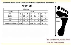 Gucci Shoes Size Chart