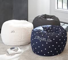 Navy Star Glow In The Dark Anywhere Beanbag Kids Bean Bag Chairs Pottery Barn Kids